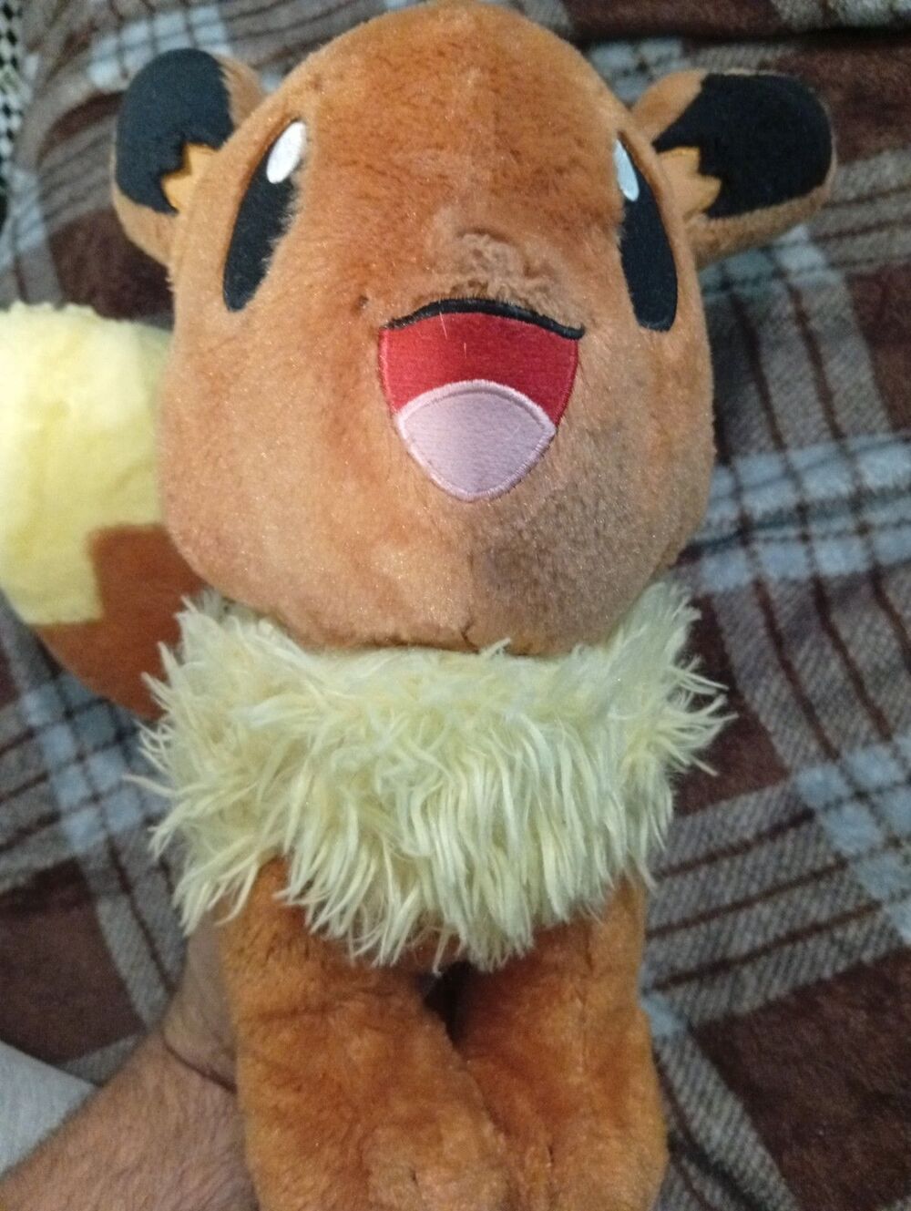 Build-A-Bear Workshop Pokemon Eevee Plush 14" Brown Stuffed Animal Toy 2016 BAB